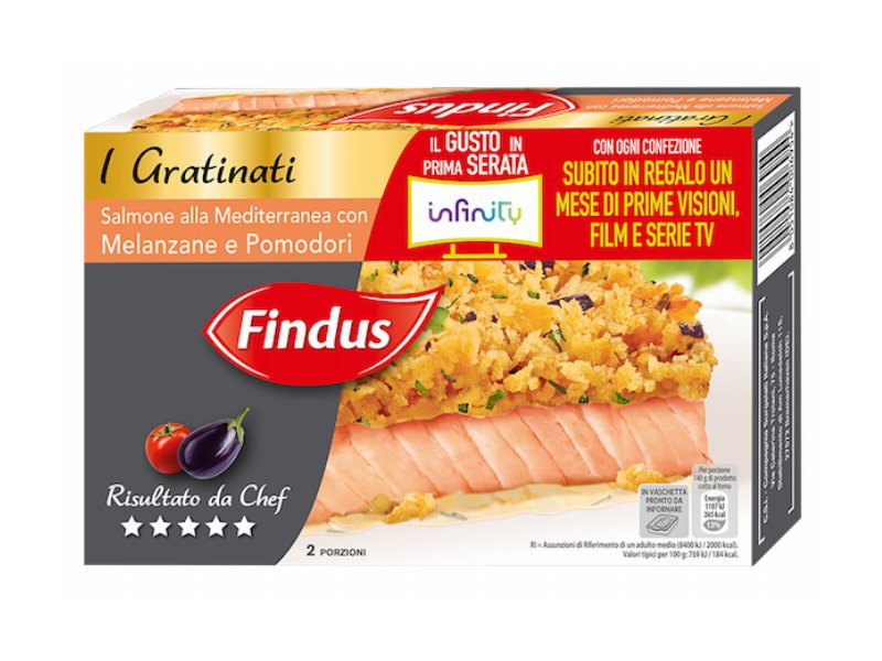 Findus presenta “Gratinati & Infinity. Il gusto in prima serata”