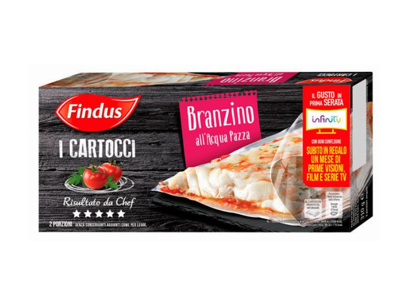 Findus regala un mese di Infinity