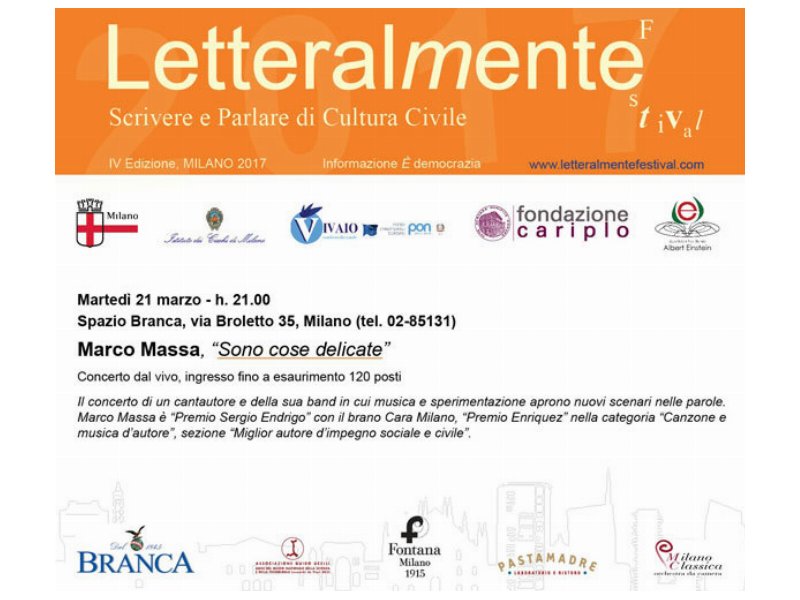 Fratelli Branca Distillerie ospita uno degli eventi di “Letteralmente Festival”