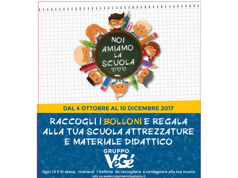 Gruppo VéGé: al via il concorso “Noi amiamo la scuola”