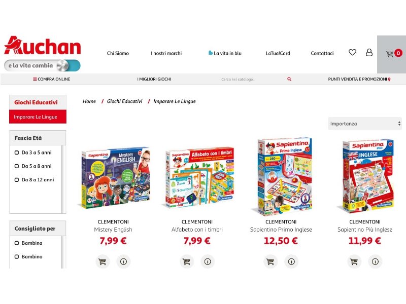 In arrivo l’e-commerce di Auchan retail Italia