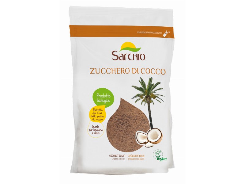 In arrivo lo Zucchero di cocco 100% biologico Sarchio