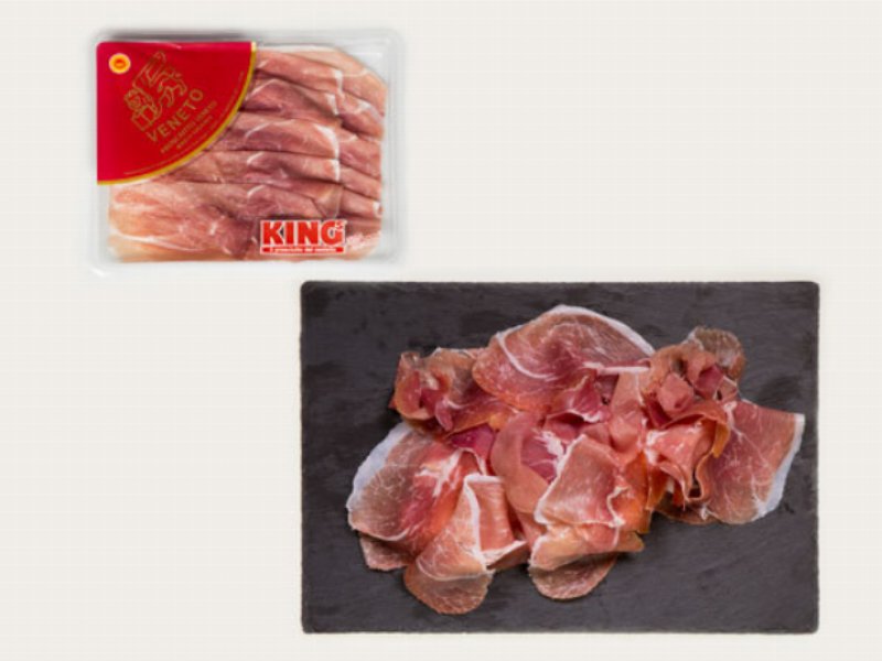 King’s 110 anni con il Prosciutto Veneto Berico Euganeo DOP in vaschetta