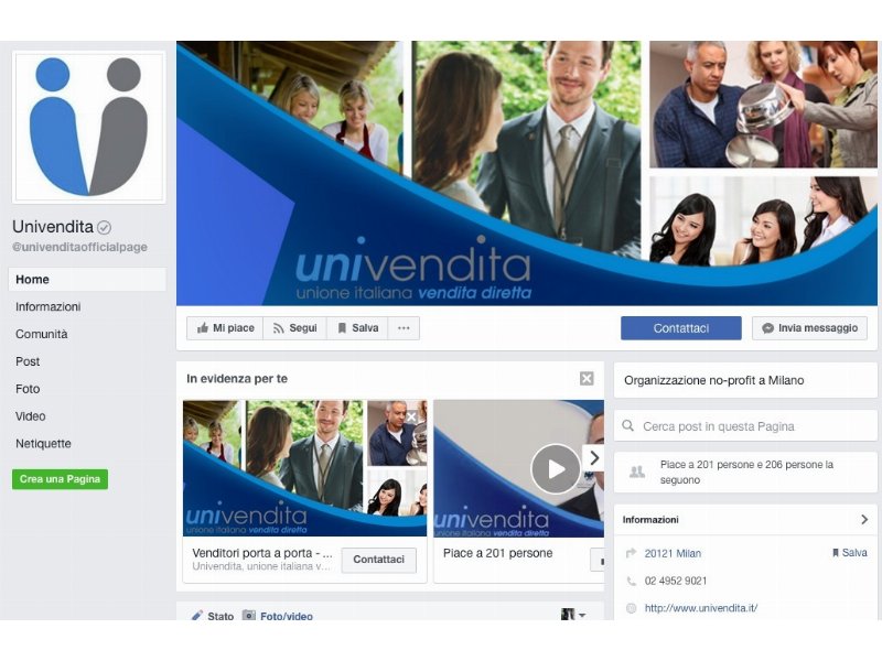 La vendita diretta diventa social