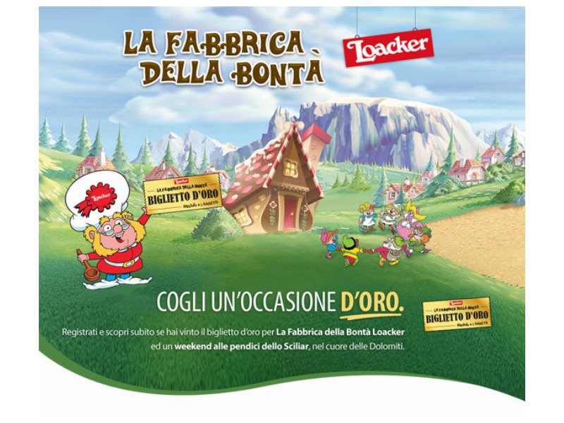 Loacker, al via il concorso "La fabbrica della bontà"