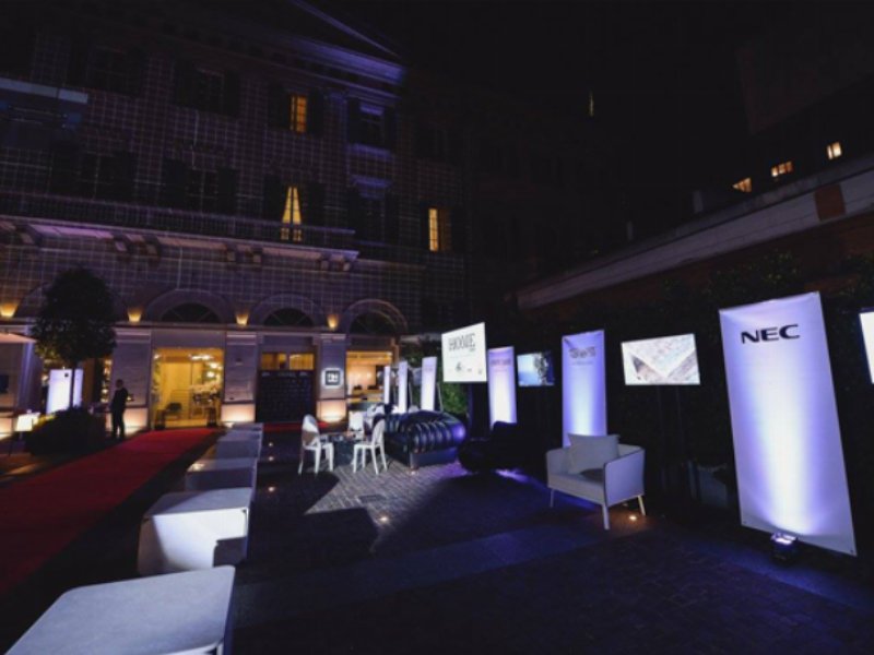 Nec partner tecnologico di Black&White Party