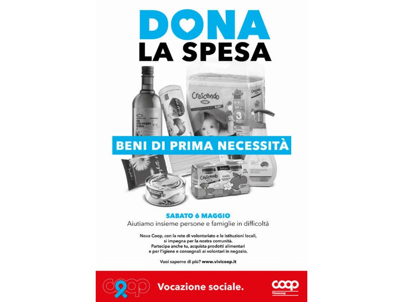 Nova Coop organizza una nuova raccolta alimentare