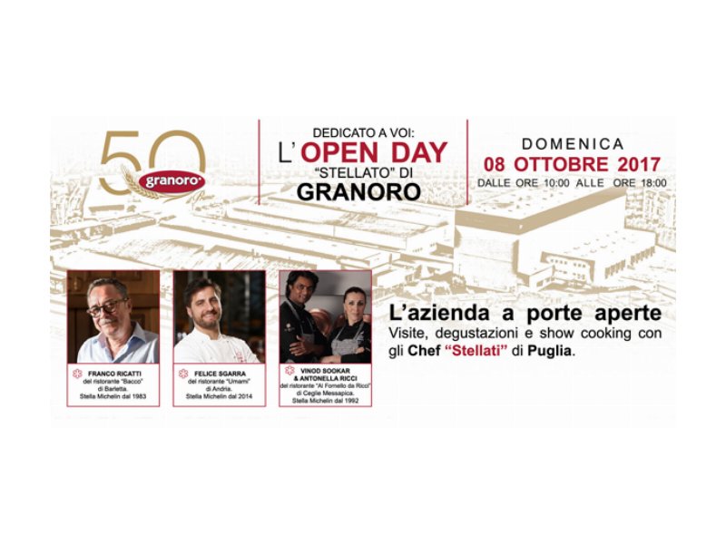 Nuova edizione dell'open day Granoro "Dedicato a voi"