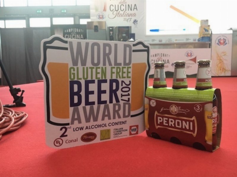 Peroni Senza Glutine sul podio del World Gluten Free Beer Award