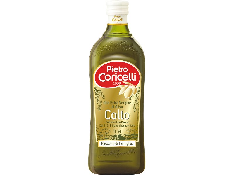 Pietro Coricelli lancia l'olio Colto