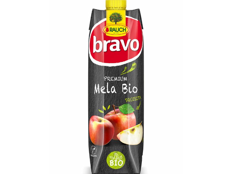 Rauch presenta sul mercato italiano il succo 100% mela bio