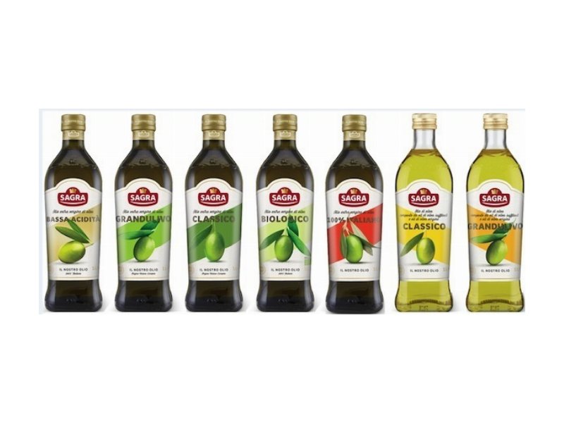 Sagra rinnova la gamma Olio di Oliva ed Extra Vergine