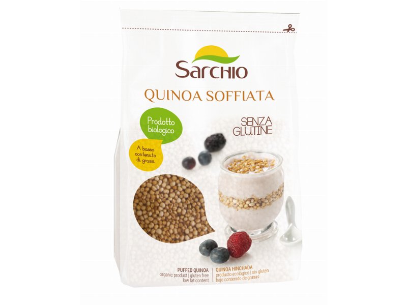 Sarchio presenta la nuova Quinoa Soffiata