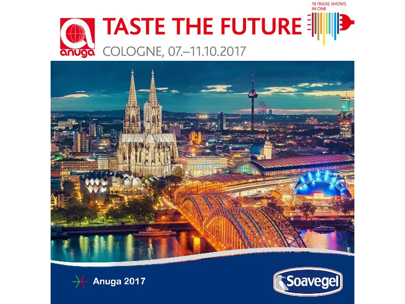 SOAVEGEL vi invita all'ANUGA 2017 dal 7 all'11 ottobre 2017 a Colonia