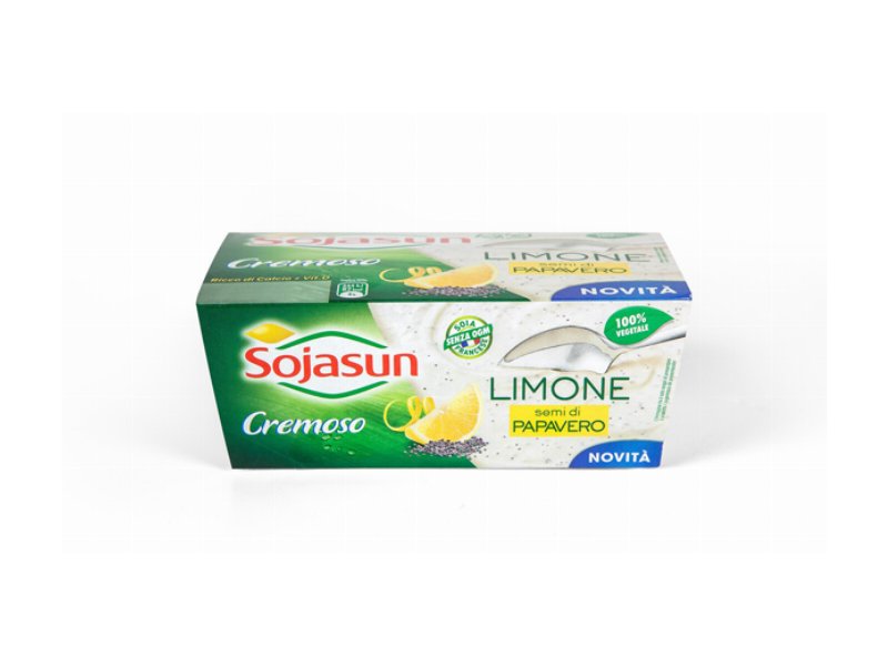 Sojasun presenta il nuovo Cremoso Limone con semi di papavero