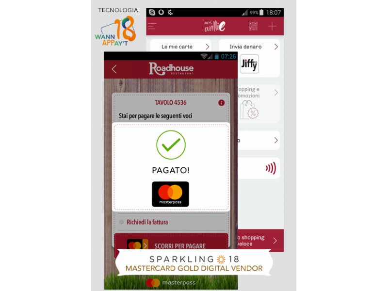 Sparkling18 tra le 7 GOLD digital vendor Mastercard nel mondo