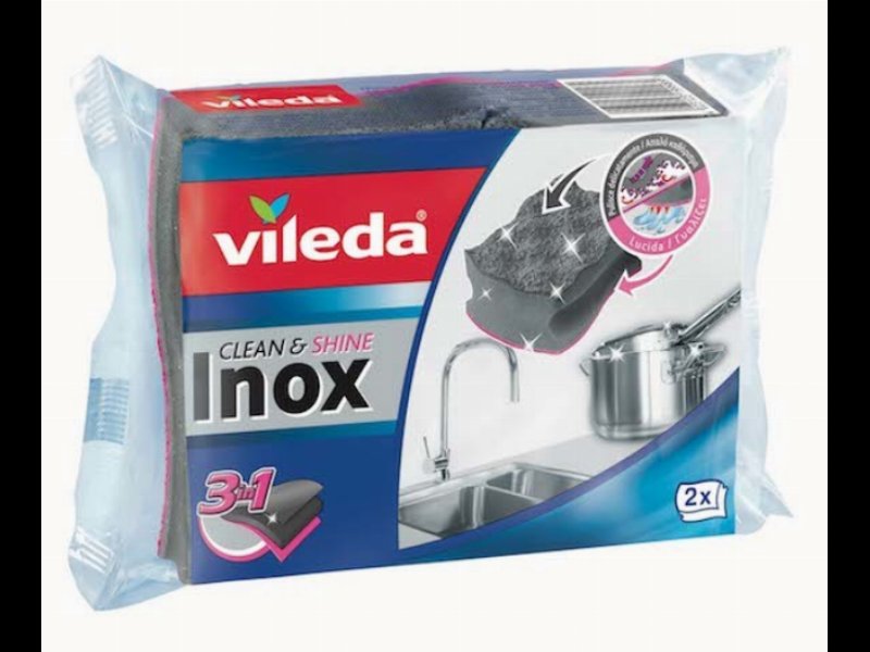 Vileda presenta Inox Clean & Shine 2 pezzi