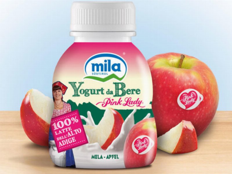 Vog: in arrivo lo yogurt da bere Mila al gusto Pink Lady