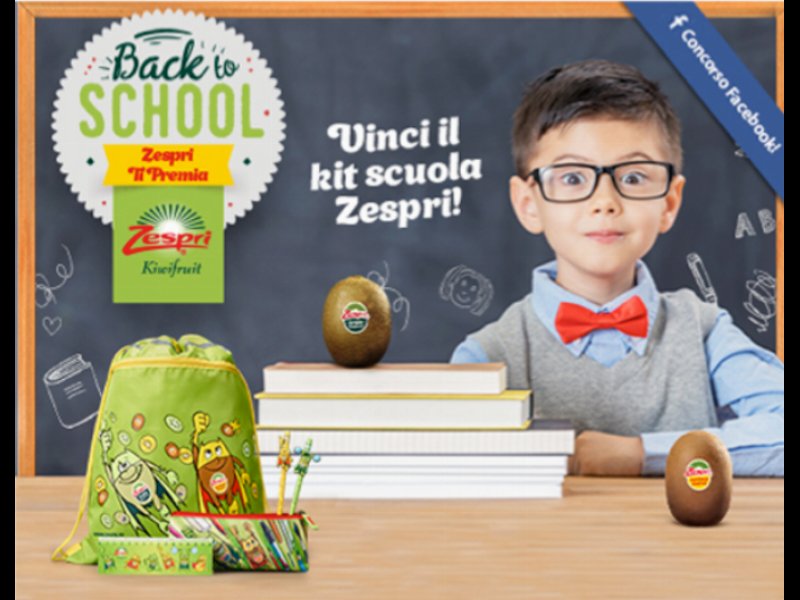 Zespri: al via il concorso per il back to school