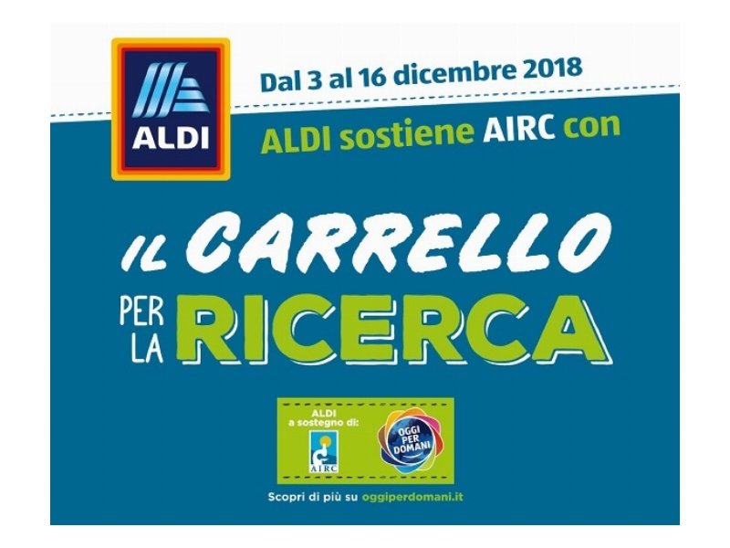 Aldi supporta la ricerca contro il cancro al fianco di Airc