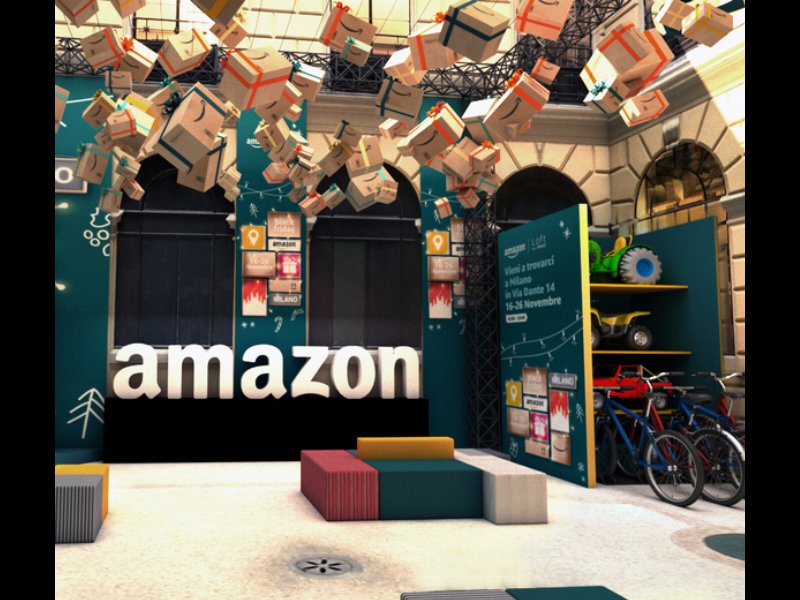 Amazon apre a Milano Centro: è solo un pop-up, per ora...