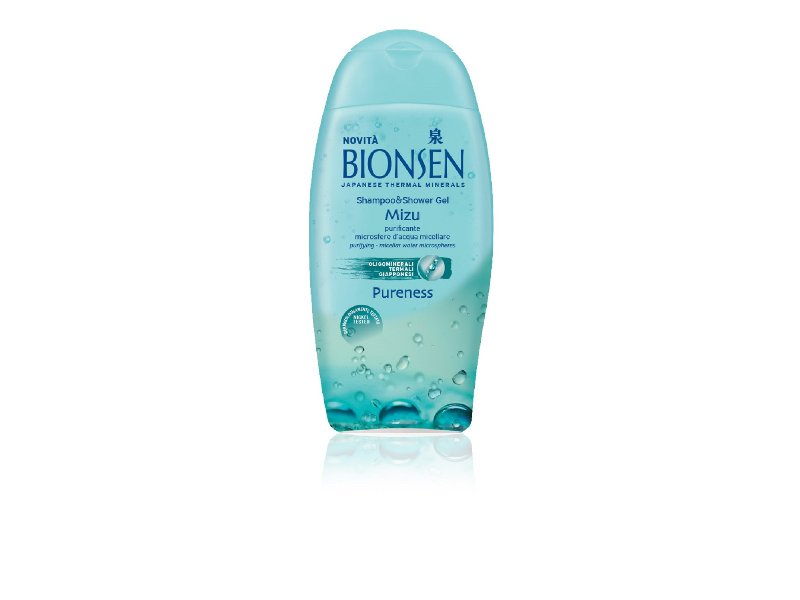  Bionsen lancia Mizu Pureness Shampoo&Shower Gel