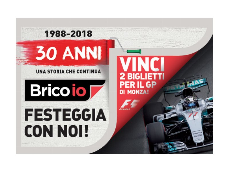 Brico io, al via una serie di promozioni per festeggiare i 30 anni