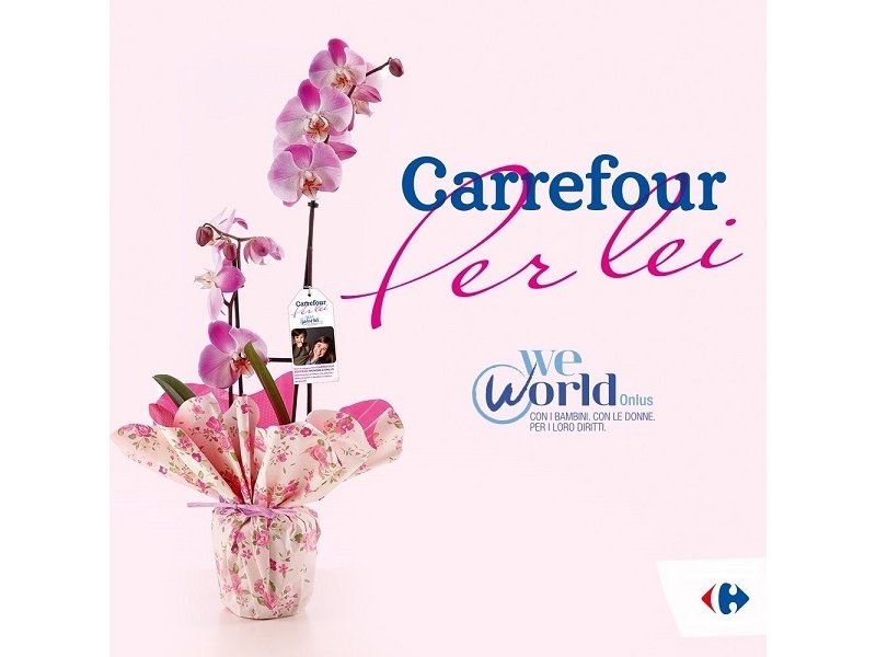 Carrefour sostiene le donne in difficoltà con WeWorld Onlus