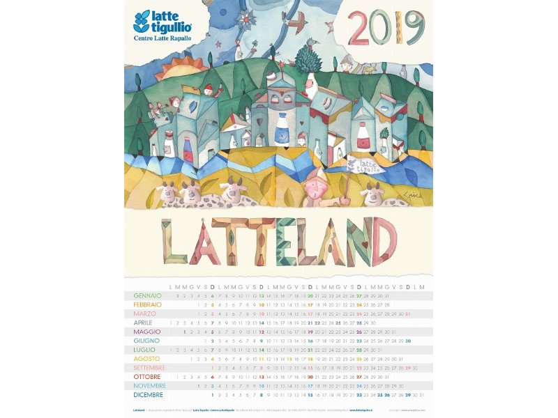 Centro Latte Rapallo – Latte Tigullio presenta il calendario 2019