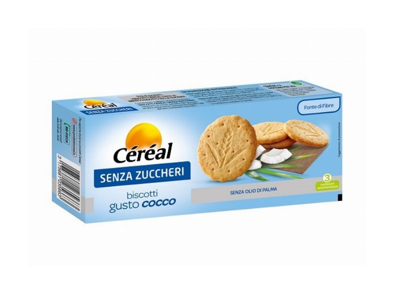 Céréal lancia i biscotti gusto cocco senza zuccheri