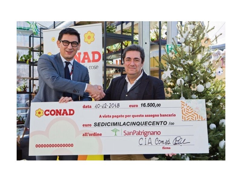 Cia-Conad dona 16.500 euro a San Patrignano