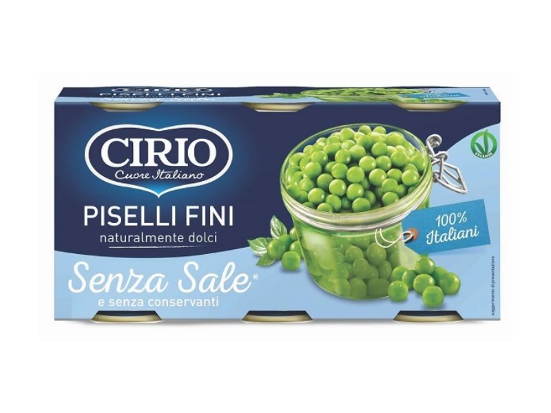 Cirio lancia la gamma dei Legumi Senza Sale