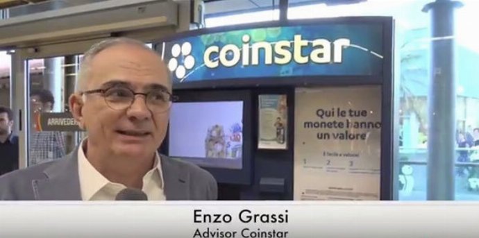 Coinstar presenta le macchinette cambiamonete
