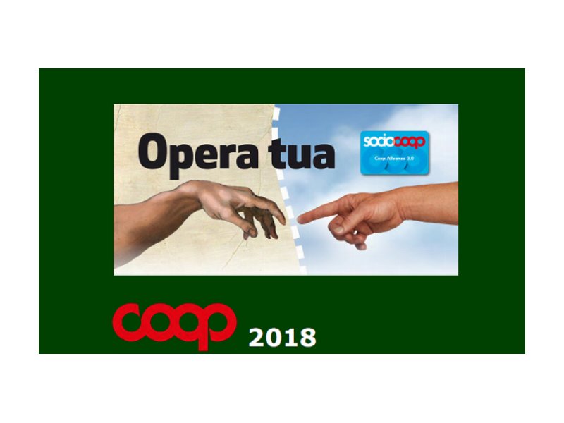 Coop Alleanza 3.0 sostiene il progetto Opera Tua 2018