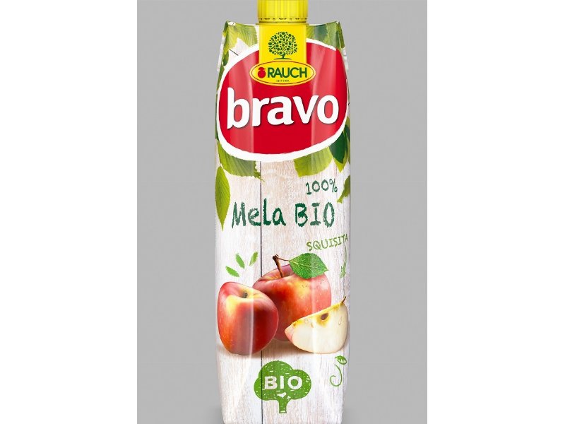 Da Rauch la prima linea biologica di succhi di frutta Bravo