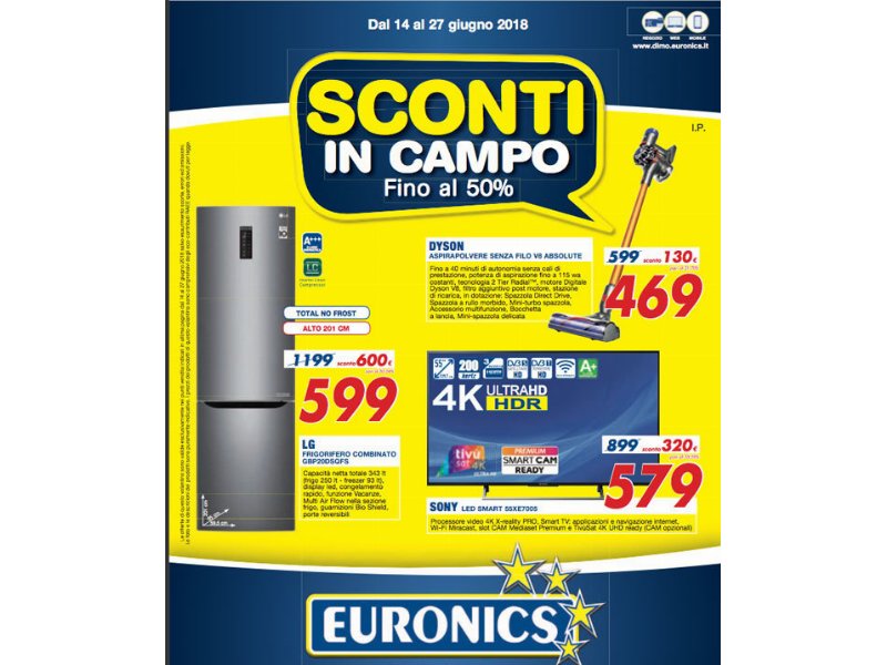 Euronics lancia la campagna “Sconti in campo”