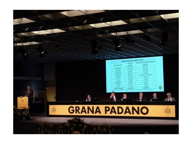 Grana Padano: prodotte 5 milioni di forme nel 2017