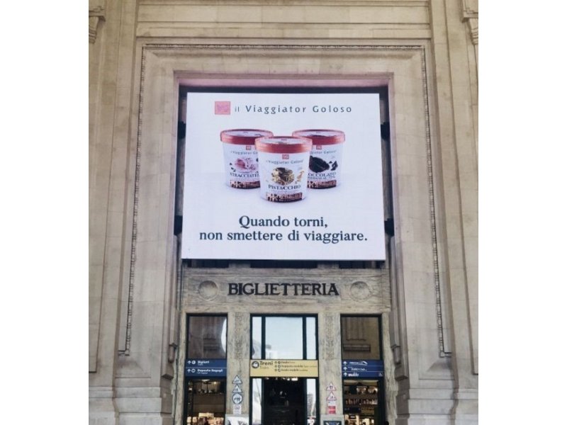 Il Viaggiator Goloso comunica in Stazione Centrale a Milano