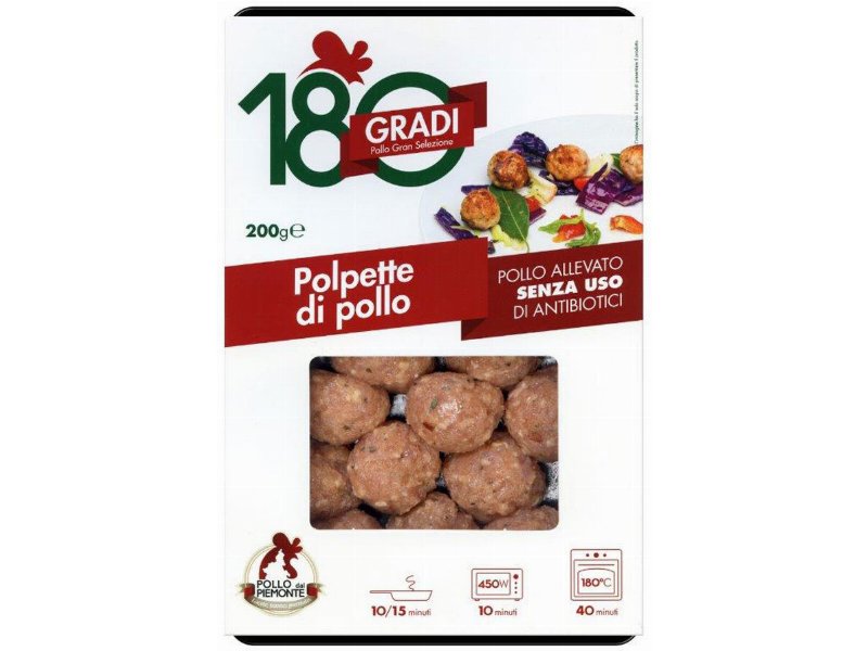 In arrivo le Polpette 180 Gradi di Pollo dal Piemonte