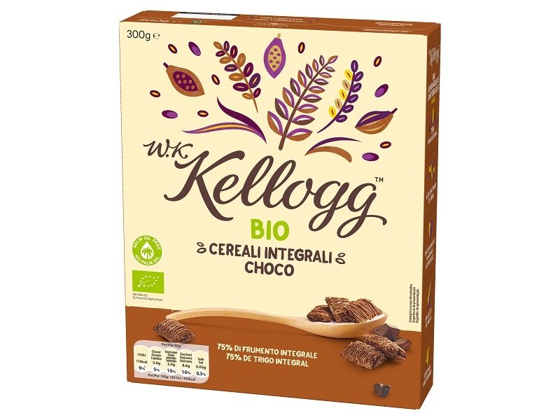 Arriva la nuova gamma di cereali W.K. Kellogg