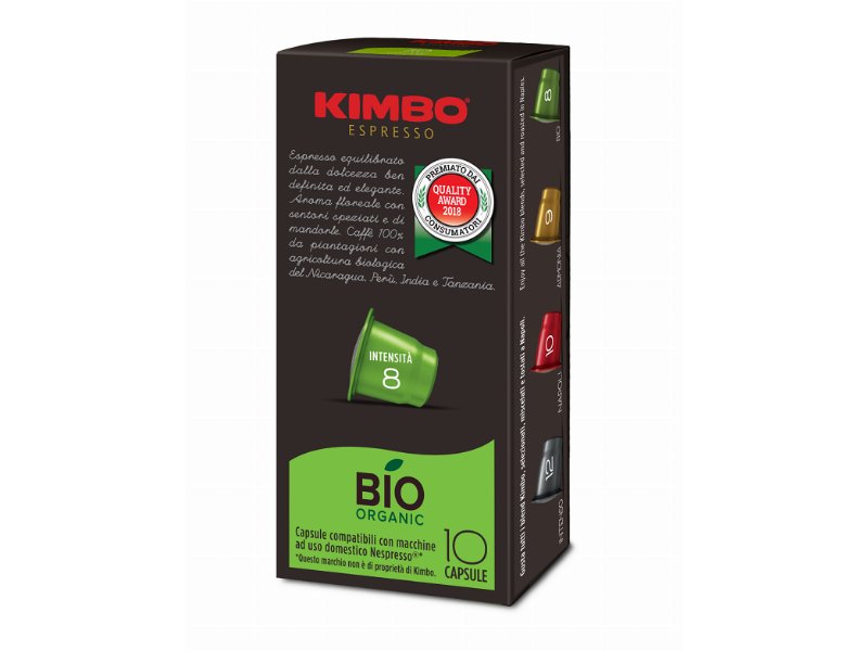 Kimbo lancia le capsule compatibili Bio Organic