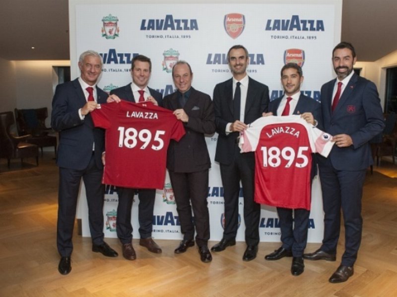 Lavazza è official coffee di Arsenal e Liverpool