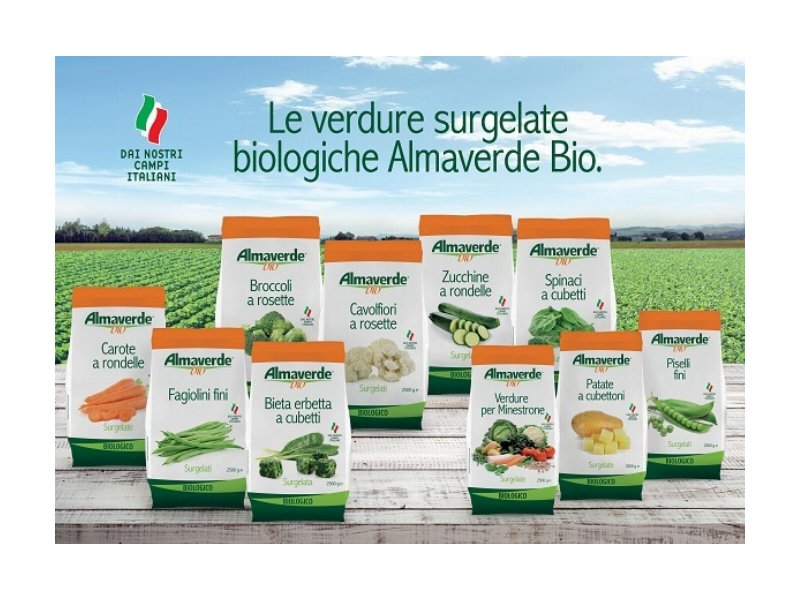 Almaverde Bio arricchisce la gamma di verdure surgelate