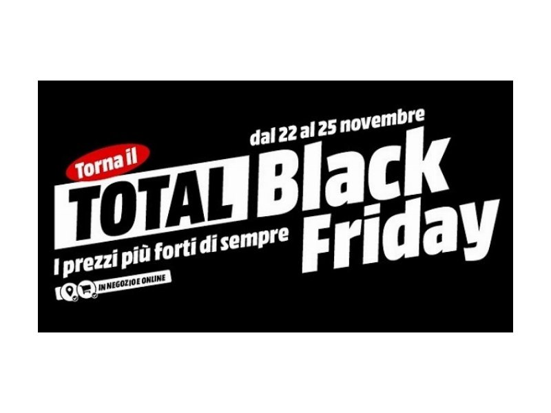 MediaWorld propone il Total Black Friday