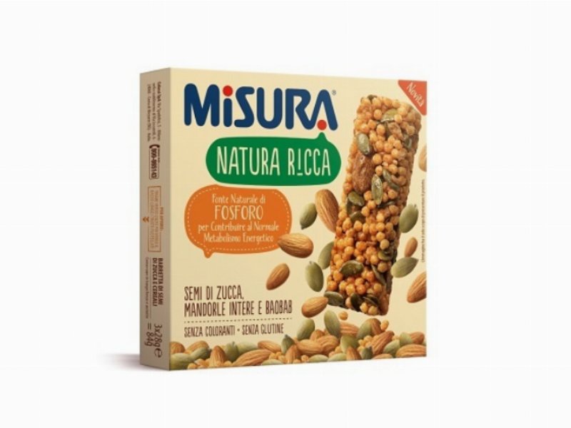 Misura presenta nuovi snack e succhi