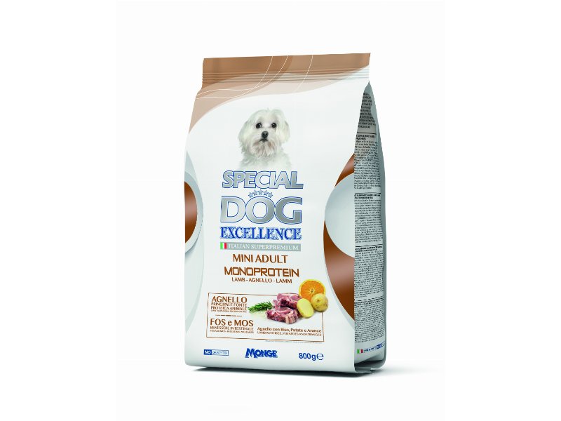 Monge: special dog excellence, mini adult agnello monoproteico