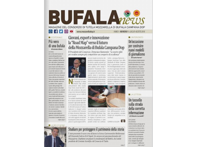 Mozzarella dop: nasce "bufala news", la rivista multimediale del consorzio