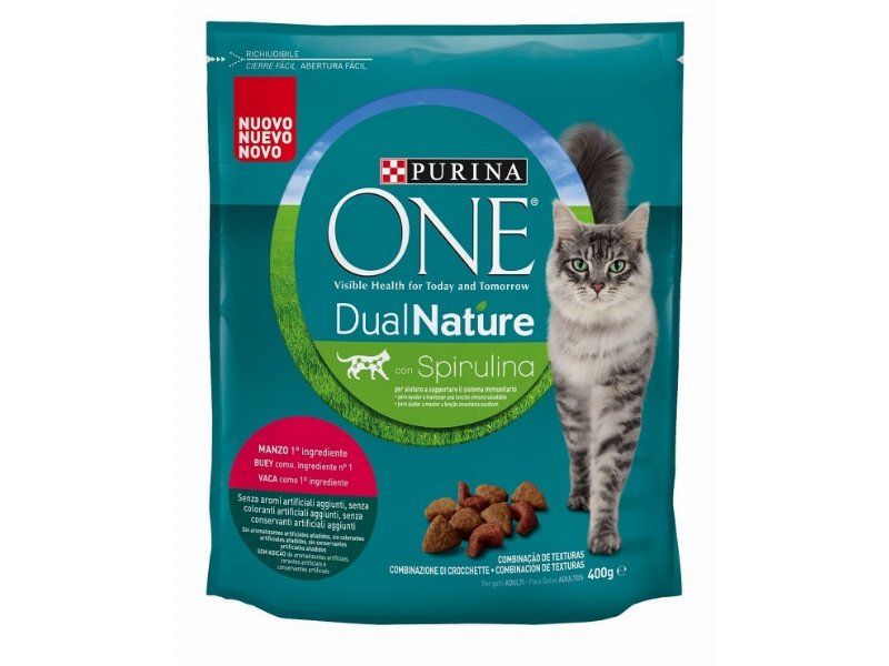 Nasce Purina One DualNature con alga spirulina