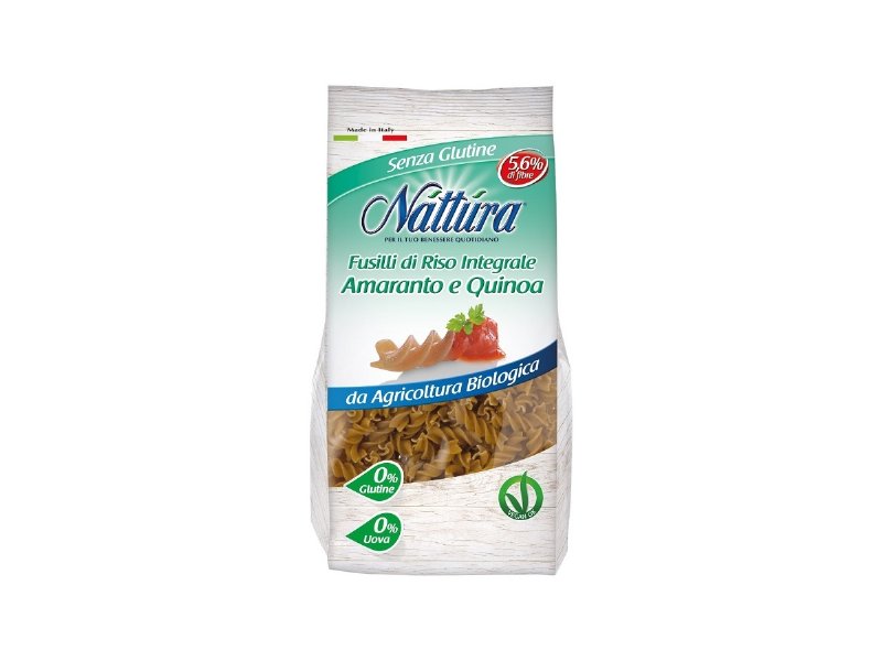 Náttúra lancia la Pasta di riso con Amaranto e Quinoa