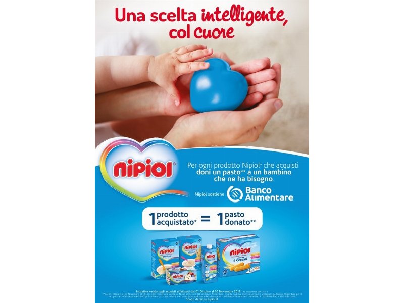 Nipiol sostiene Banco Alimentare